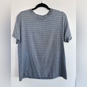 lululemon athletica Gray Striped Women's Active Shirt